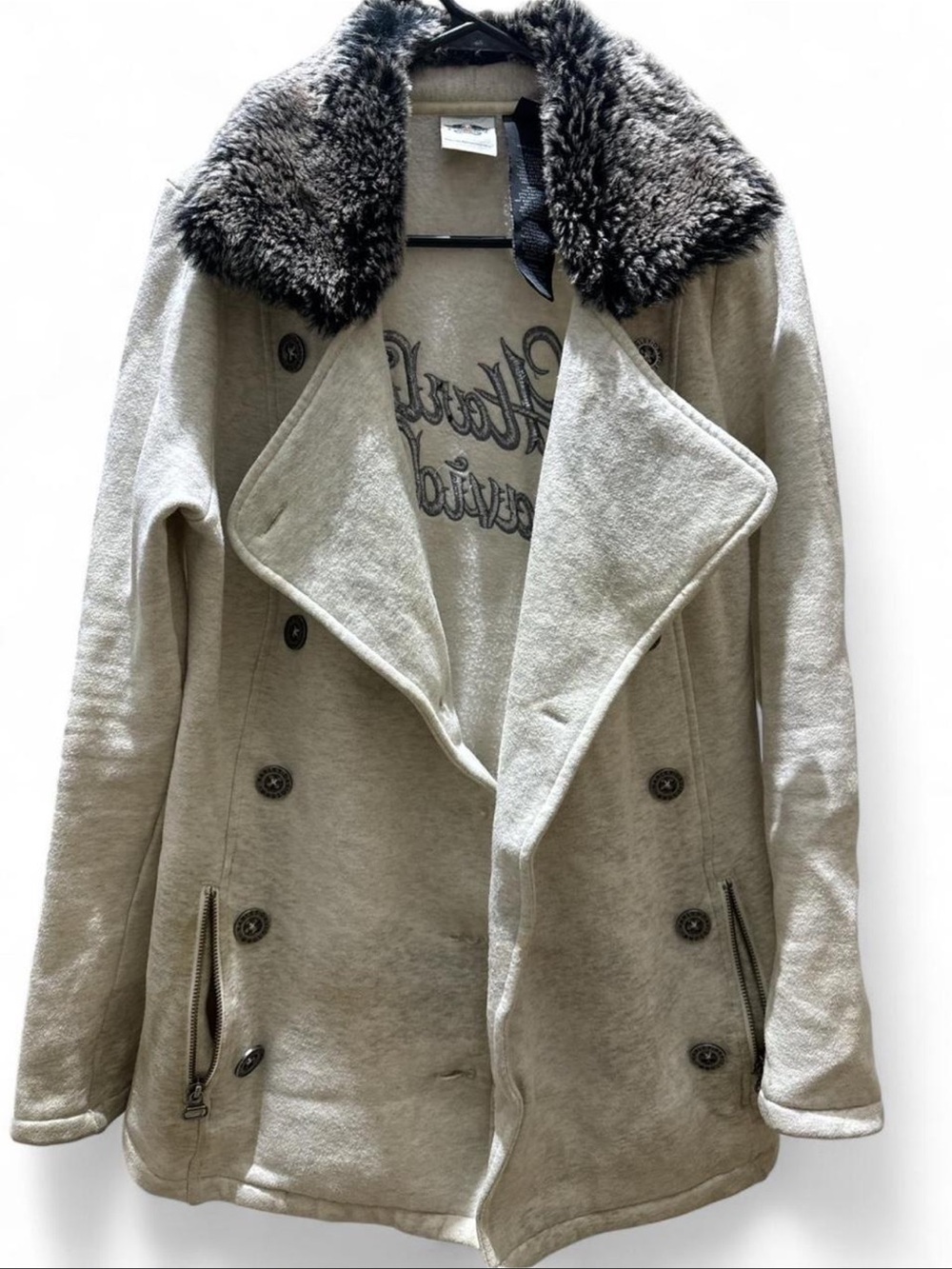 Harley-Davidson with Faux Fur Collar